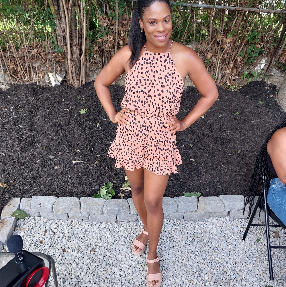 VICI Print romper ( Large )